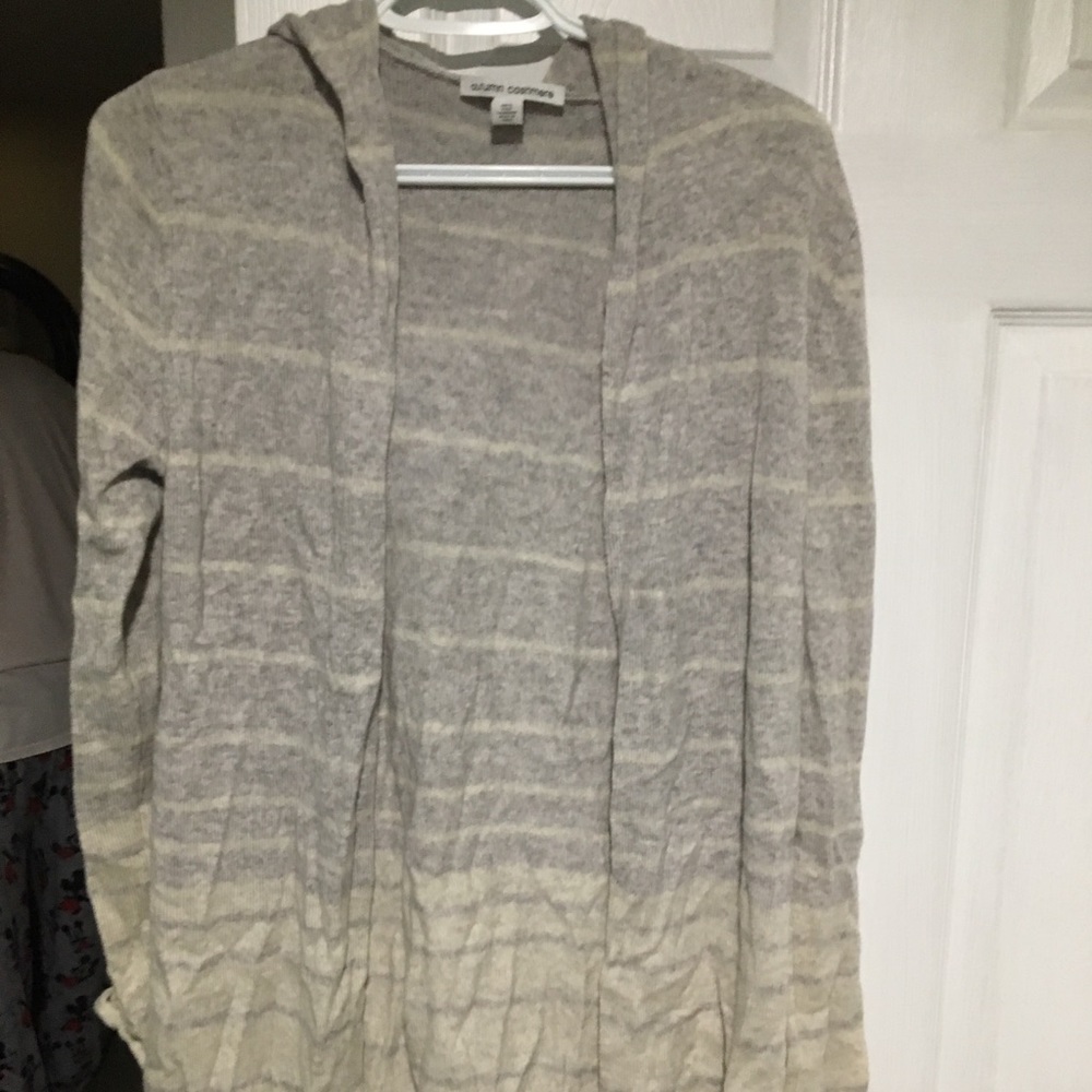 - Autumn cashmere hooded cardigan